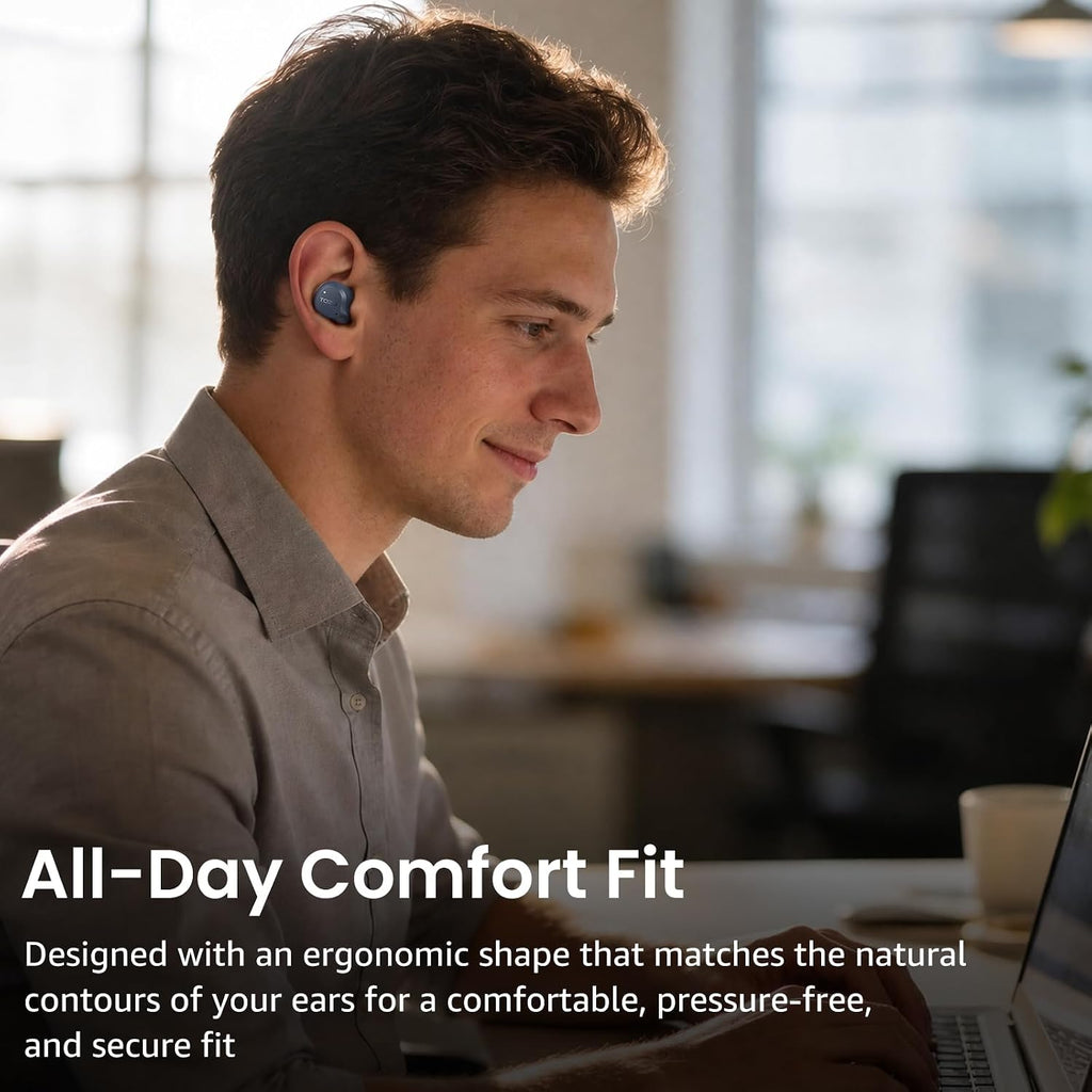 TOZO NC9 Hybrid Active Noise Cancelling Wireless Earbuds, 60H, LED Display