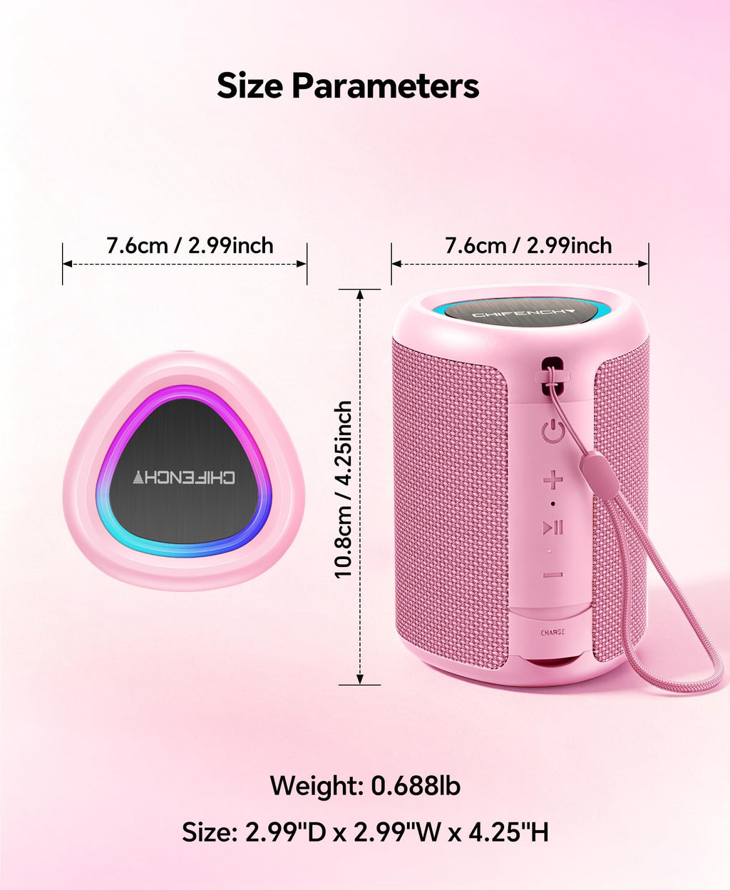 Portable Bluetooth Speaker Beach Essentials: IPX5 Waterproof for Outdoor