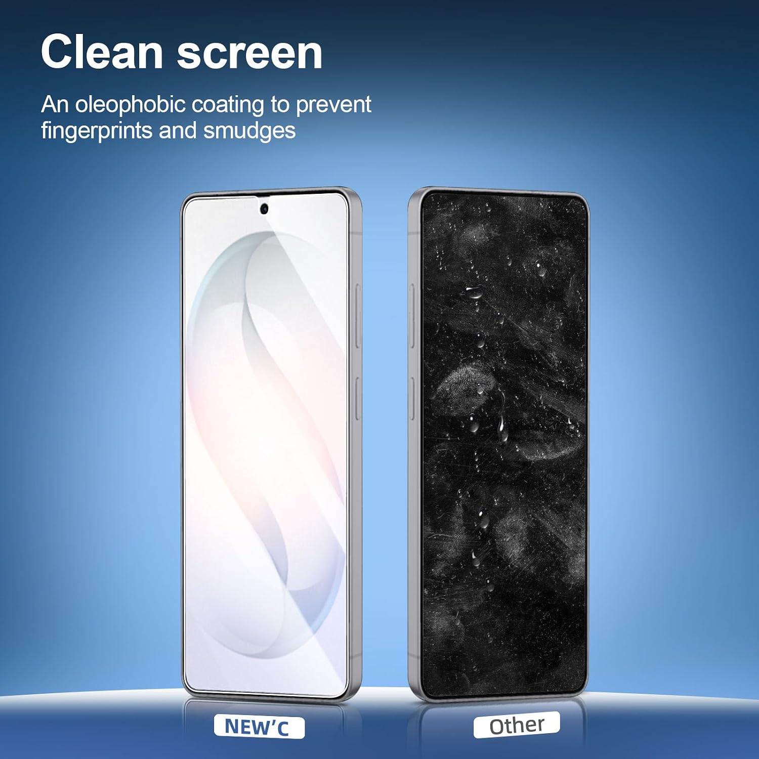 NEW'C for Samsung Galaxy S24 5G Screen Protector Tempered Glass HD Clear
