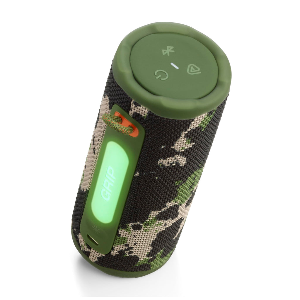 JBL Grip Portable Bluetooth Speaker, Waterproof, Ambient Light - Pink