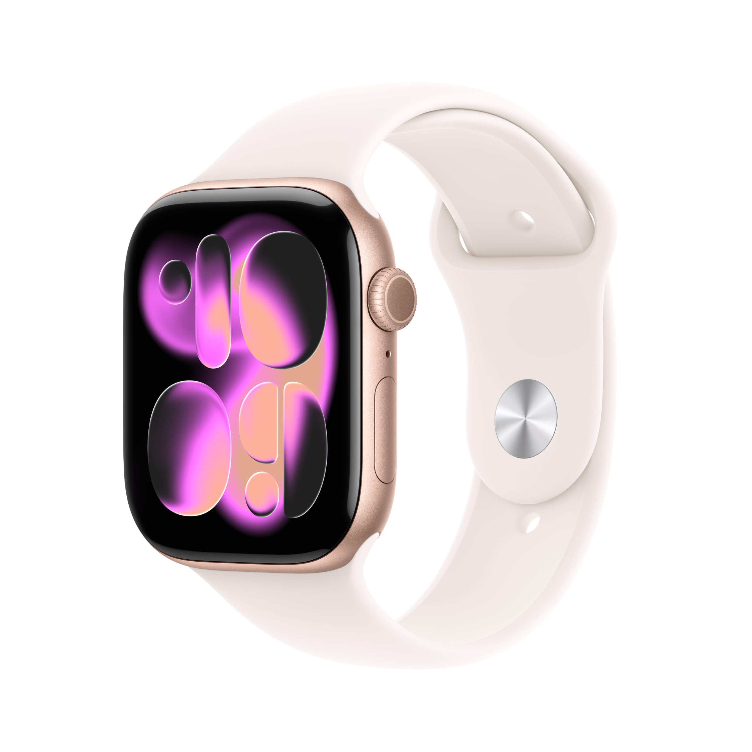 Apple Watch Series 11 [GPS 46mm] Smartwatch with Jet Black Aluminum Case with Black Sport Band - M/L. Sleep Score, Fitness Tracker, Health Monitoring, Always-On Display, Water Resistant