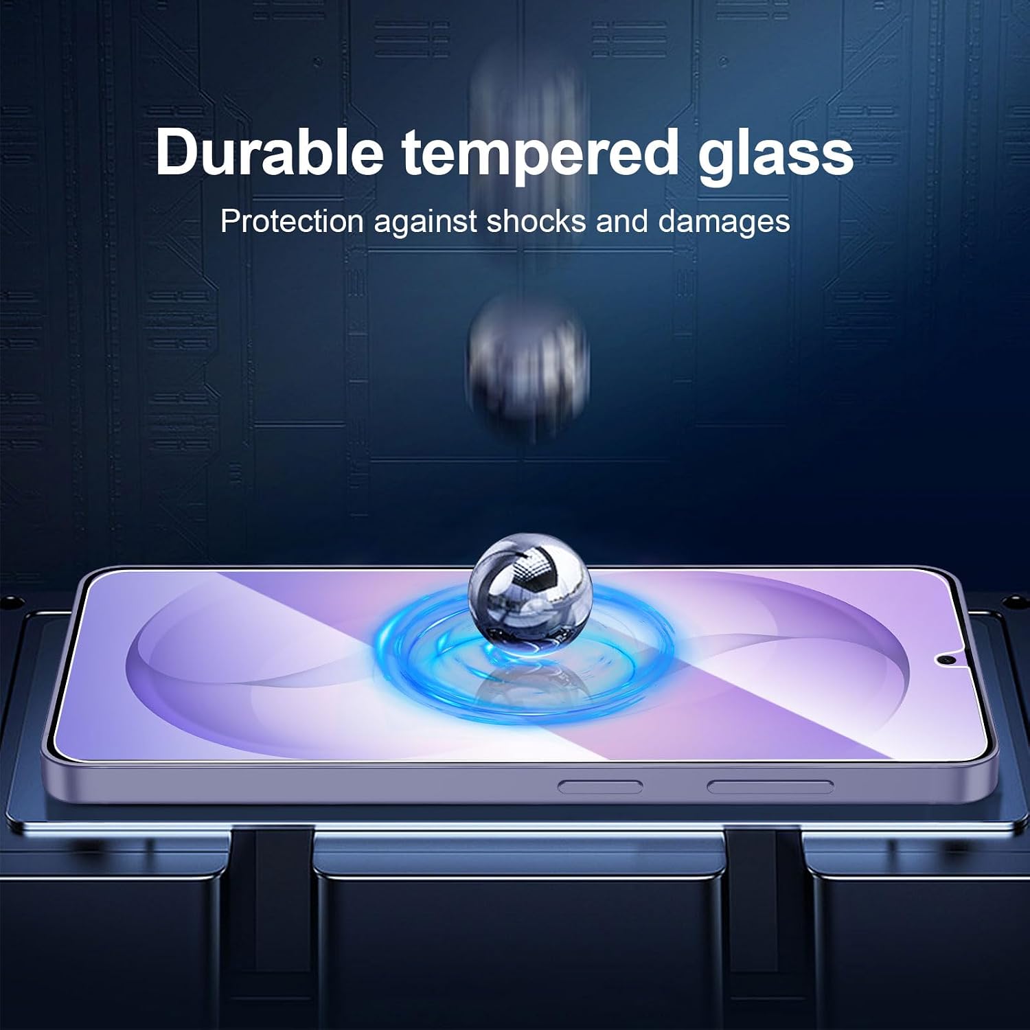 NEW'C for Samsung Galaxy S24 5G Screen Protector Tempered Glass HD Clear