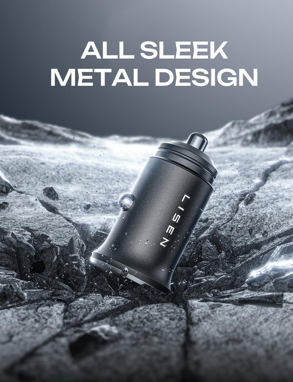 LISEN 90W Car Charger USB C Fast Charge,USB C Car Charger for iPhone 17 Pro
