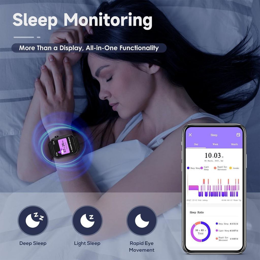 Smart Watch for Women, 120 Sports Modes Smartwatch with 1.83" HD, Alexa Built-in, Heart Rate/Sleep Monitor, IP67 Waterproof, Bluetooth Call & Music Control Fitness Watch for iPhone/Android (Pink)