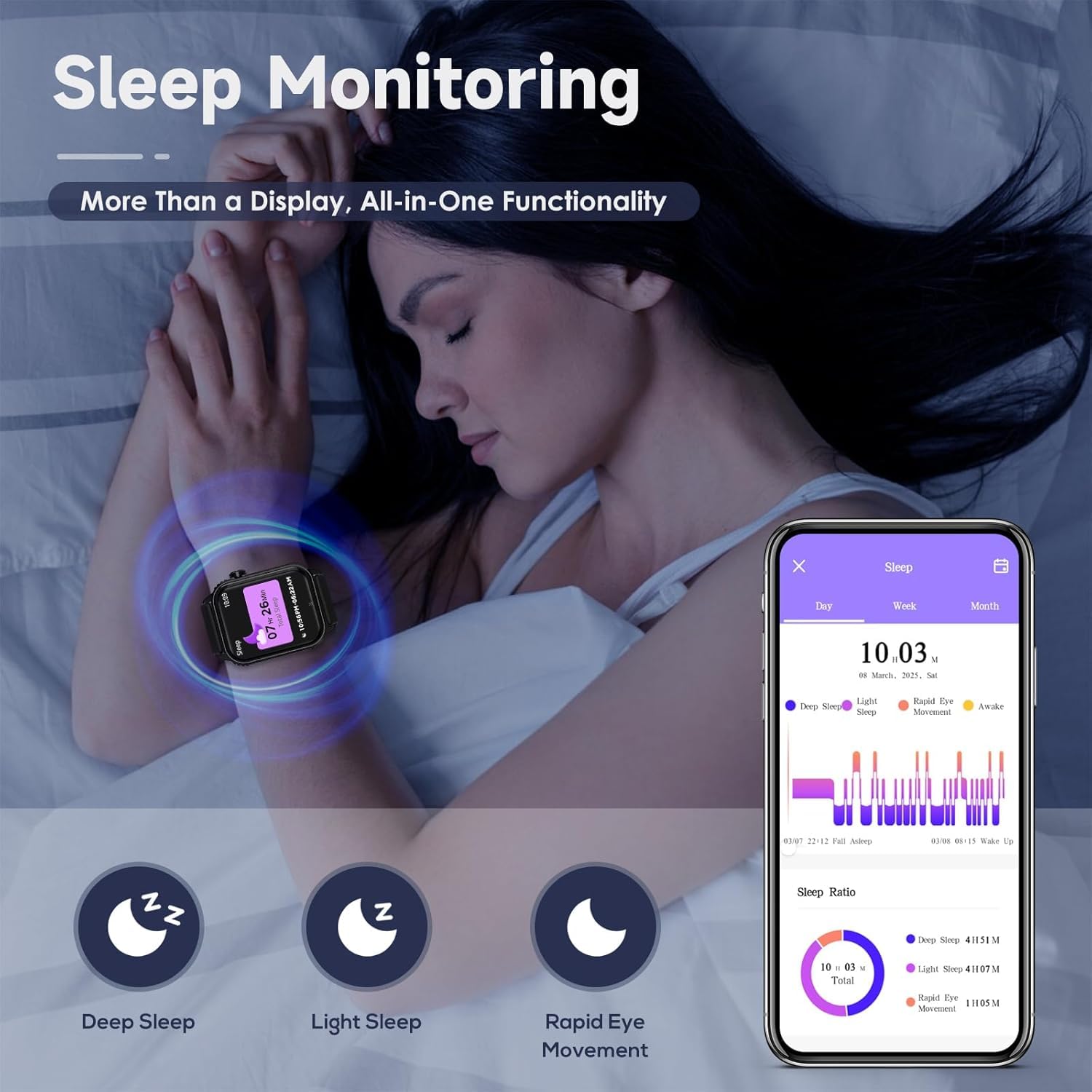 Smart Watch for Women, 120 Sports Modes Smartwatch with 1.83" HD, Alexa Built-in, Heart Rate/Sleep Monitor, IP67 Waterproof, Bluetooth Call & Music Control Fitness Watch for iPhone/Android (Pink)