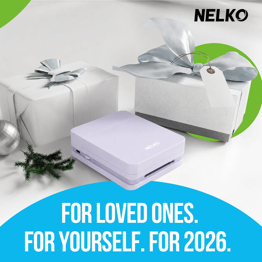 Nelko PP01 Photo Printer, 2x3 Portable Photo Printer, Mini Printer, Beige