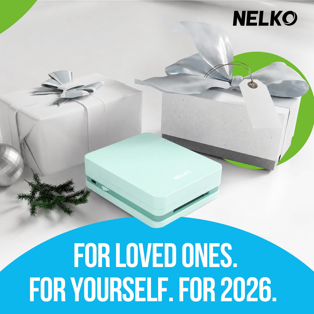 Nelko PP01 Photo Printer, 2x3 Portable Photo Printer, Mini Printer, Beige