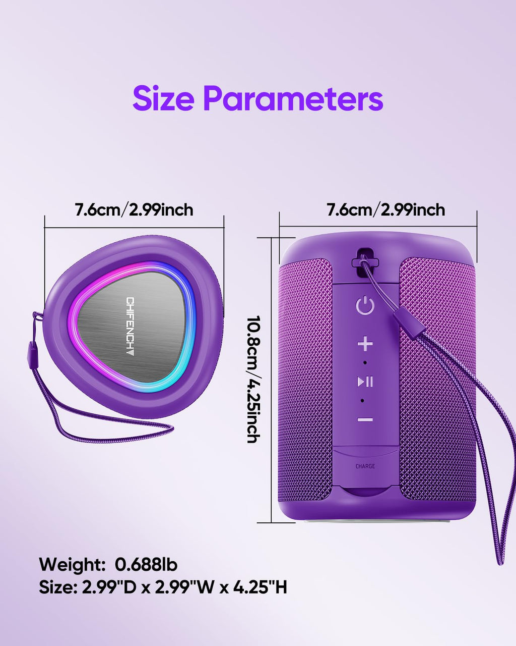 Portable Bluetooth Speaker Beach Essentials: IPX5 Waterproof for Outdoor