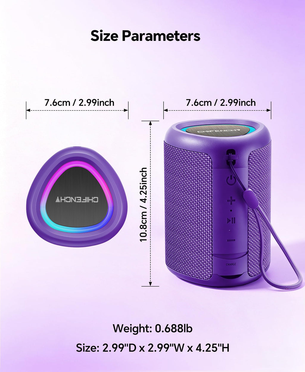 Portable Bluetooth Speaker Beach Essentials: IPX5 Waterproof for Outdoor
