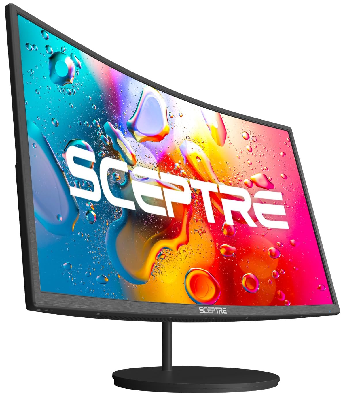 New! Sceptre Curved 24-inch Gaming Monitor 1ms 100Hz 1500R DisplayPort HDMI X2 Eye Care 100% sRGB Build-in Speakers, Machine Black 2026 (C248W-FW100T Series)
