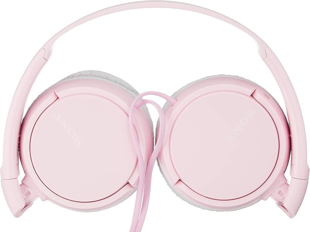Sony ZX Series Wired On-Ear Headphones, Pink MDR-ZX110