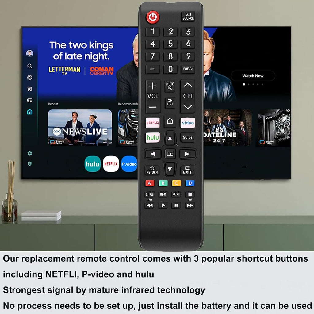 EONCHARM Universal Remote Control for All Samsung TV Compatible with All Samsung LCD LED HDTV 3D Smart TVs Models