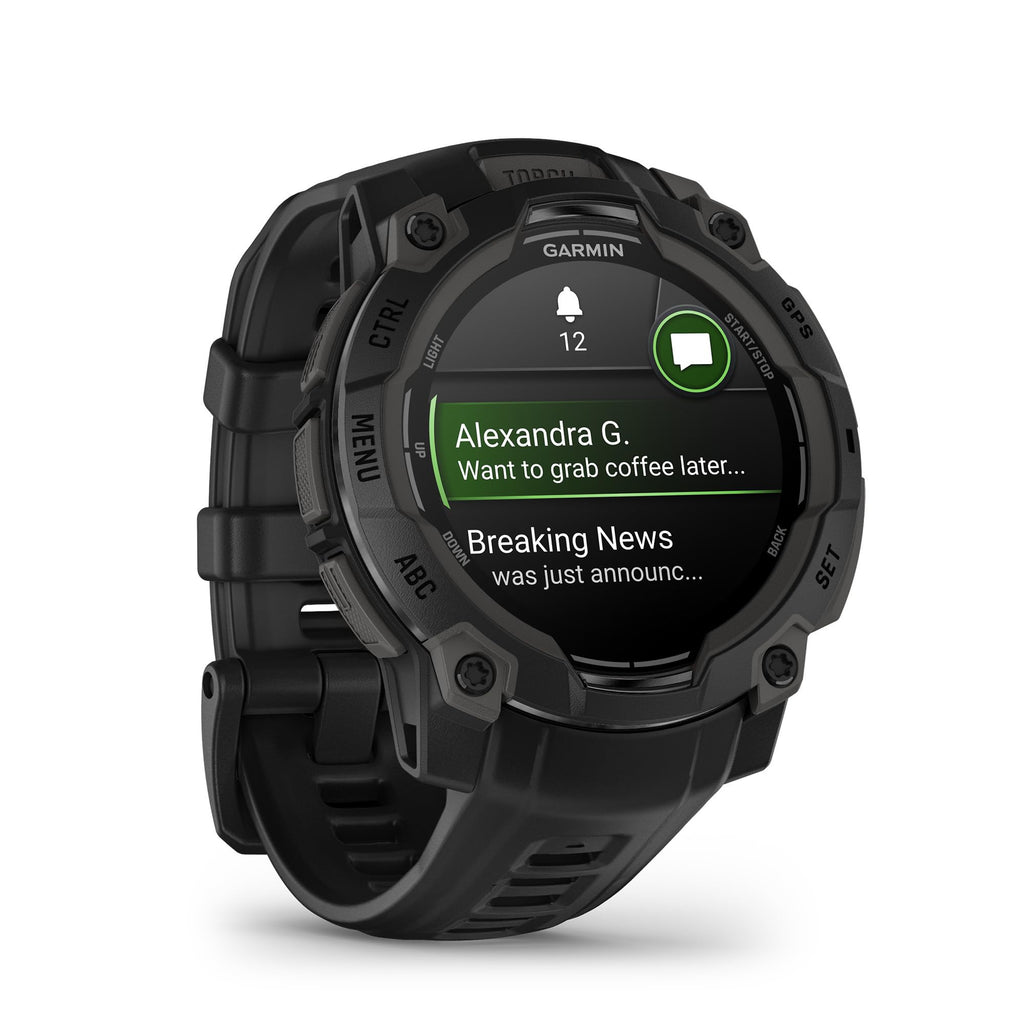 Garmin Instinct® 3 Tactical, Solar, 45mm, Black