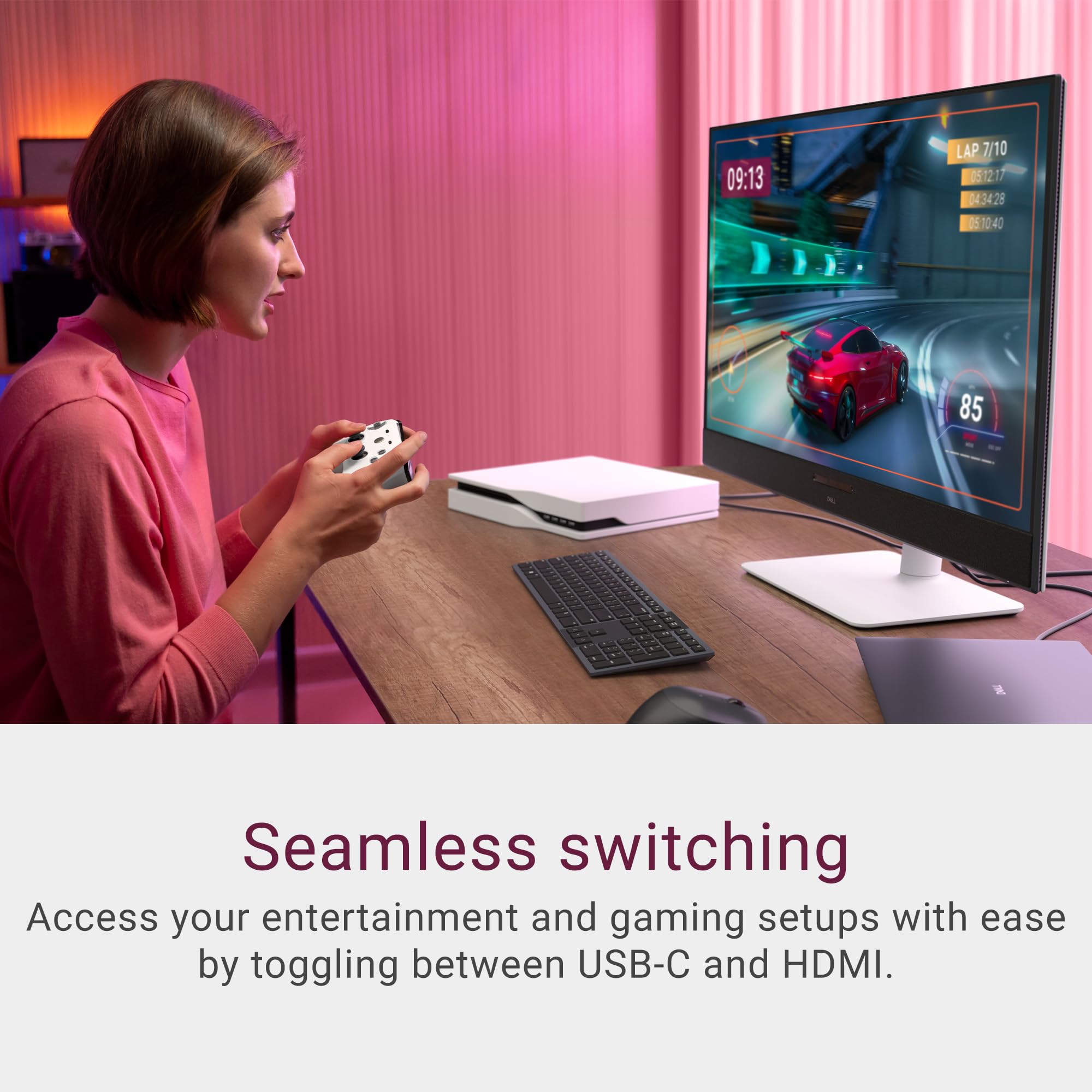 Dell 27 Monitor S2725QC, 4K UHD IPS, 120Hz, 99% sRGB, 4ms, FreeSync Premium