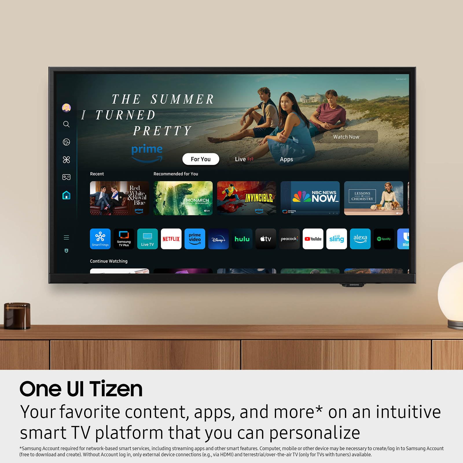 SAMSUNG 40-Inch Class Full HD F6000 Smart TV (2025 Model) HDR, Object Tracking Sound Lite, Knox Security, One UI Tizen, Smart TV