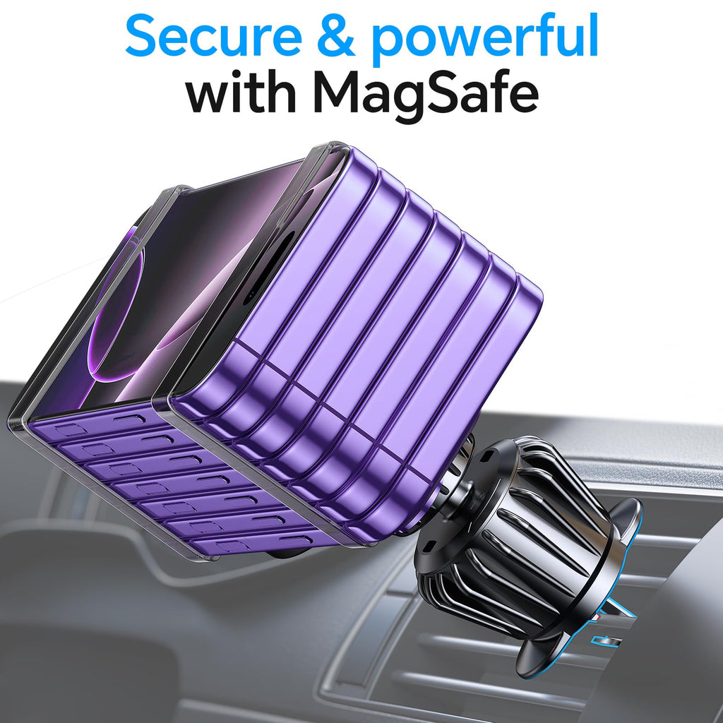 Kaistyle for Magsafe Car Mount【Strong Magnets】Magnetic Phone Holder for Car Phone Holder Mount Dash Mounted Holders Phone Holders for Your Car Accessories for Women Men for iPhone 17 Pro Max 16 15 14