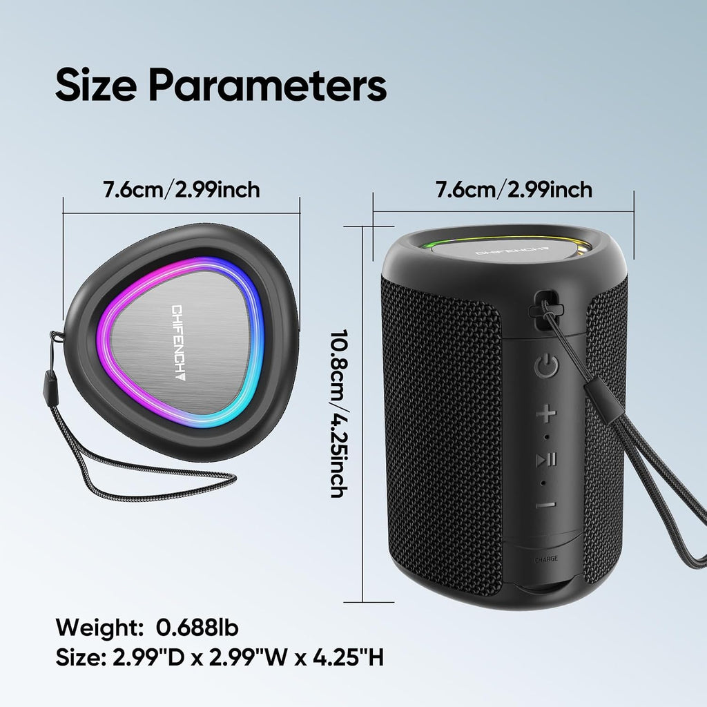 Portable Bluetooth Speaker Beach Essentials: IPX5 Waterproof for Outdoor
