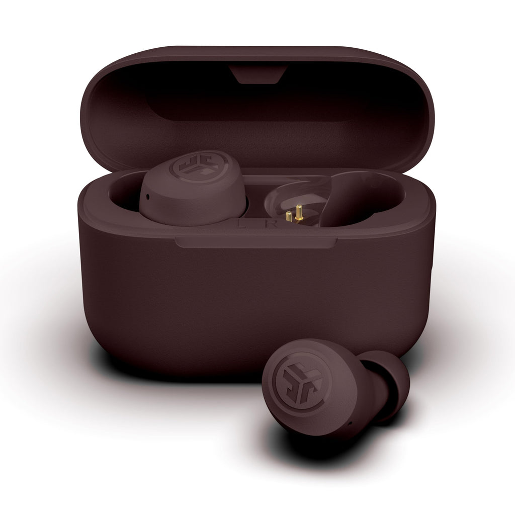 JLab Go Air Pop+ True Wireless Earbuds, in Ear Headphones, Bluetooth Earphones, 35H Playtime Ear Buds, Bluetooth Earbuds with Microphone, USB-C Charging Case, Dual Connect, EQ3 Sound, Black