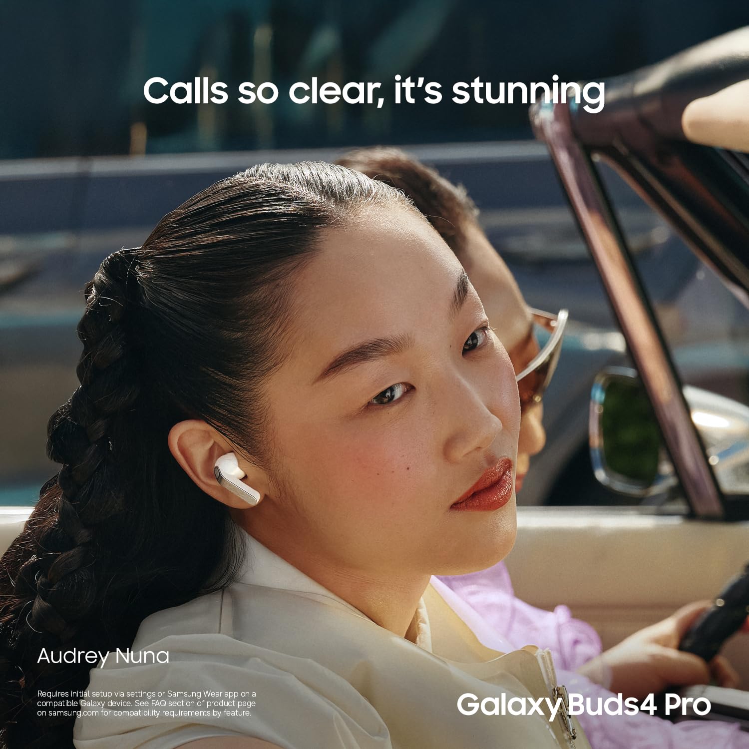 Samsung Galaxy Buds 4 Pro (2026) AI True Wireless Bluetooth Earbuds, Black