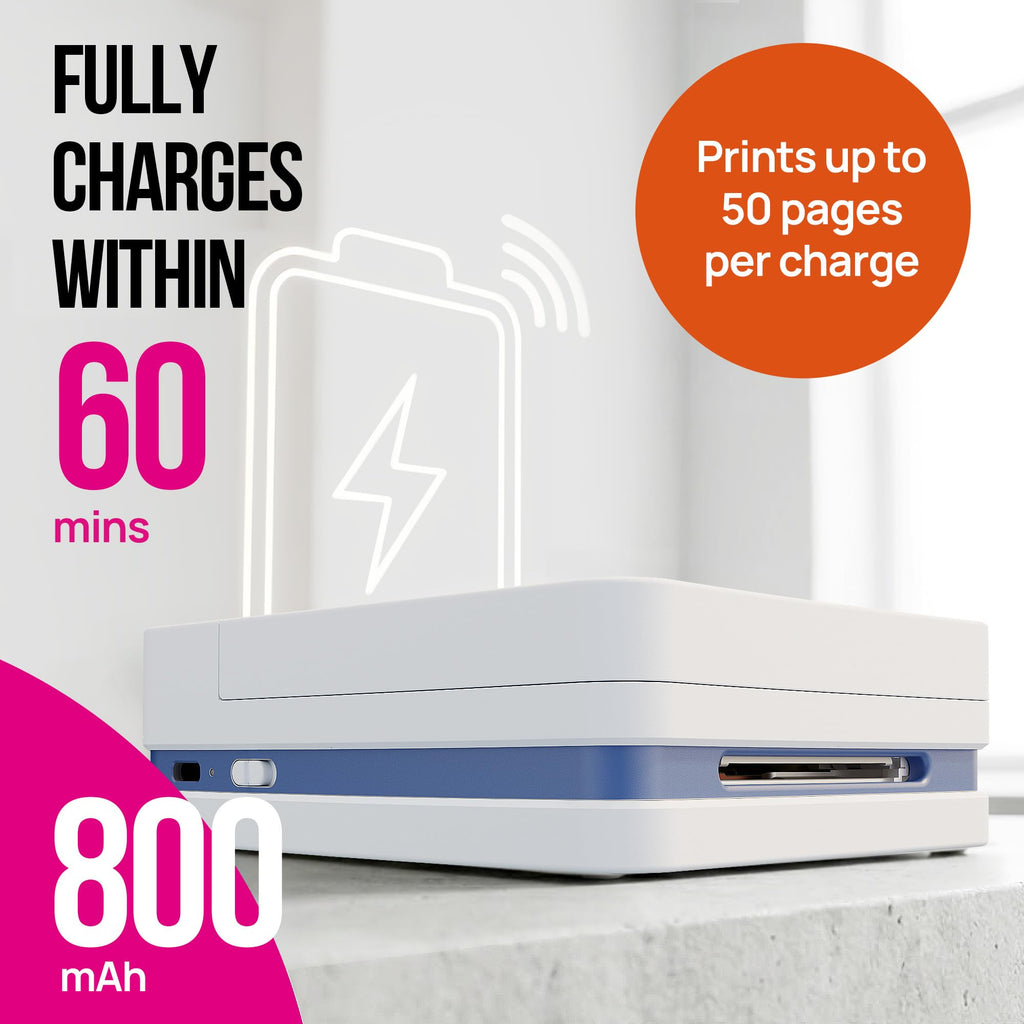 Nelko PP01 Photo Printer, 2x3 Portable Photo Printer, Mini Printer, Beige