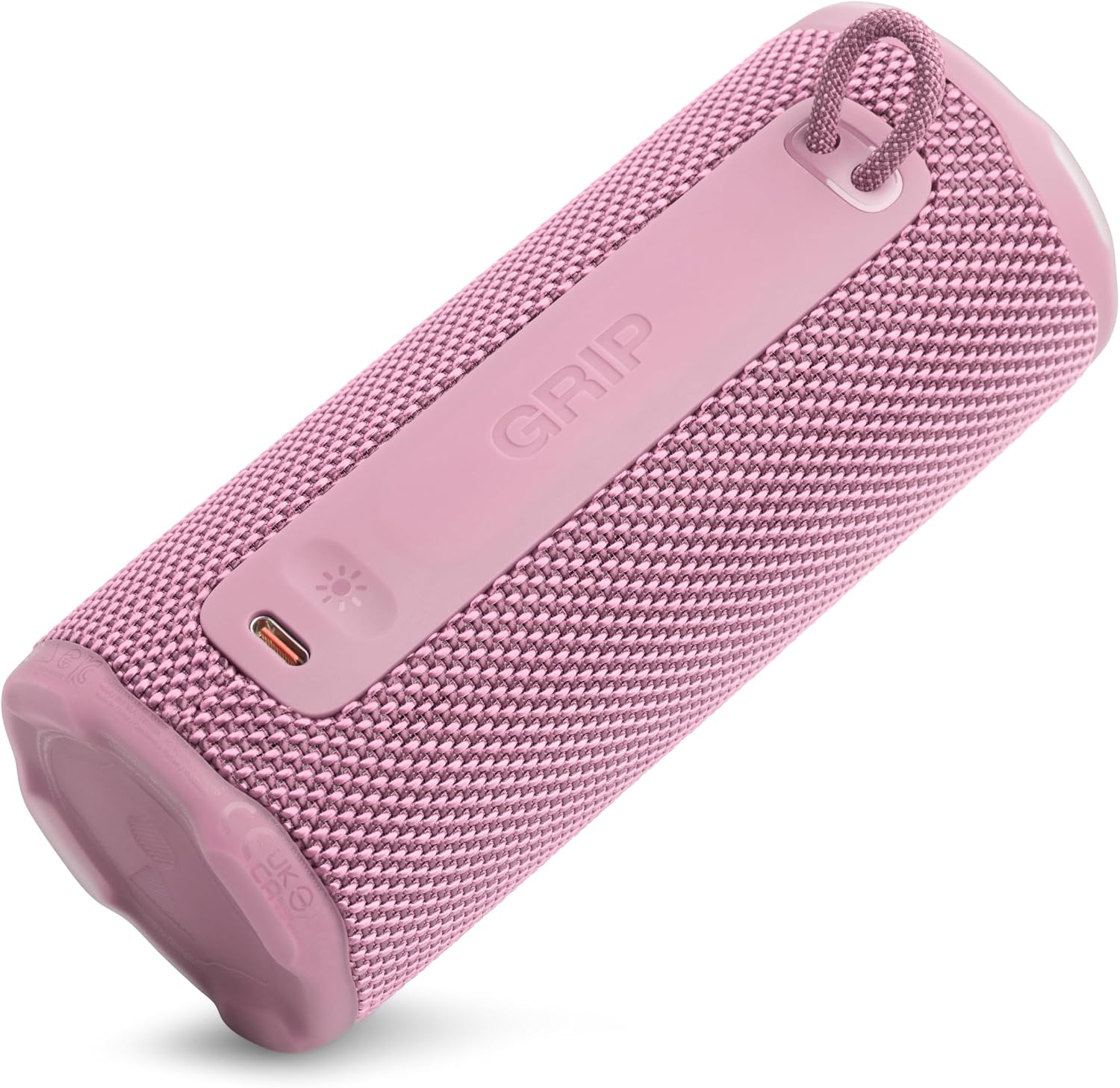 JBL Grip Portable Bluetooth Speaker, Waterproof, Ambient Light - Pink