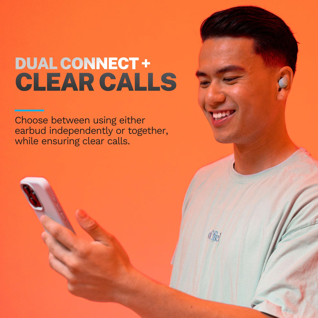JLab Go Air Pop+ True Wireless Earbuds, in Ear Headphones, Bluetooth Earphones, 35H Playtime Ear Buds, Bluetooth Earbuds with Microphone, USB-C Charging Case, Dual Connect, EQ3 Sound, Black