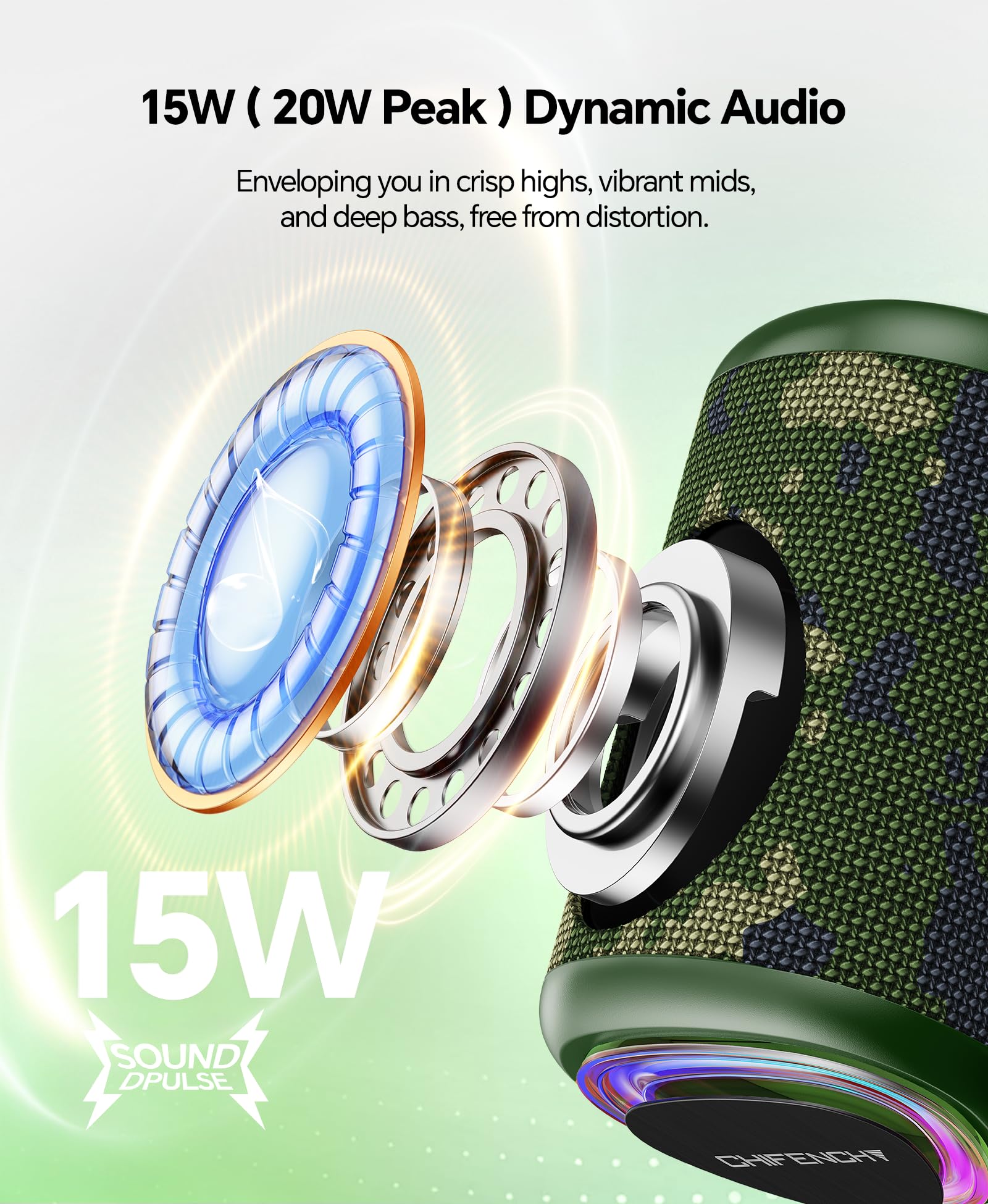 Portable Bluetooth Speaker Beach Essentials: IPX5 Waterproof for Outdoor