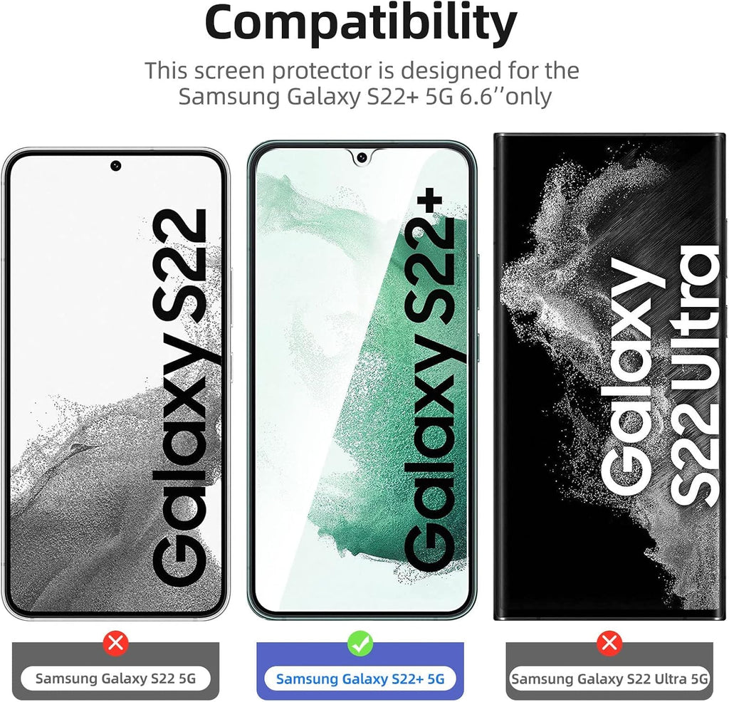 NEW'C for Samsung Galaxy S24 5G Screen Protector Tempered Glass HD Clear
