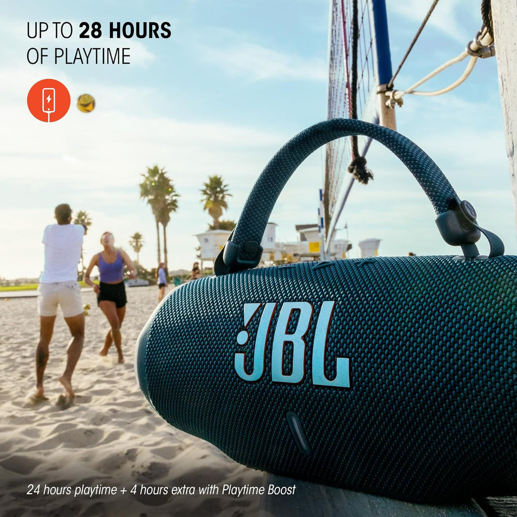 JBL Charge 6 Portable Bluetooth Speaker, Waterproof, Drop-Proof - Blue