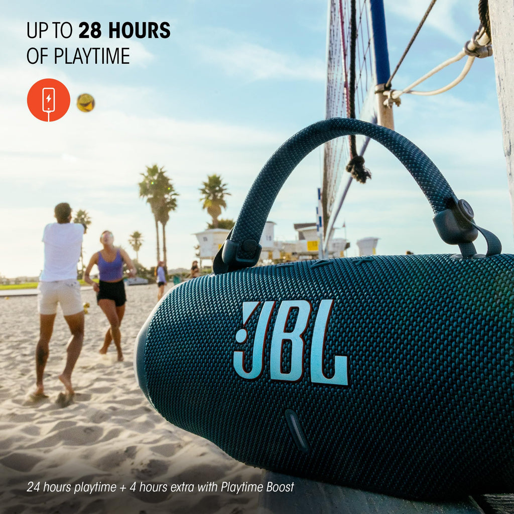 JBL Charge 6 Portable Bluetooth Speaker, Waterproof, Drop-Proof - Blue