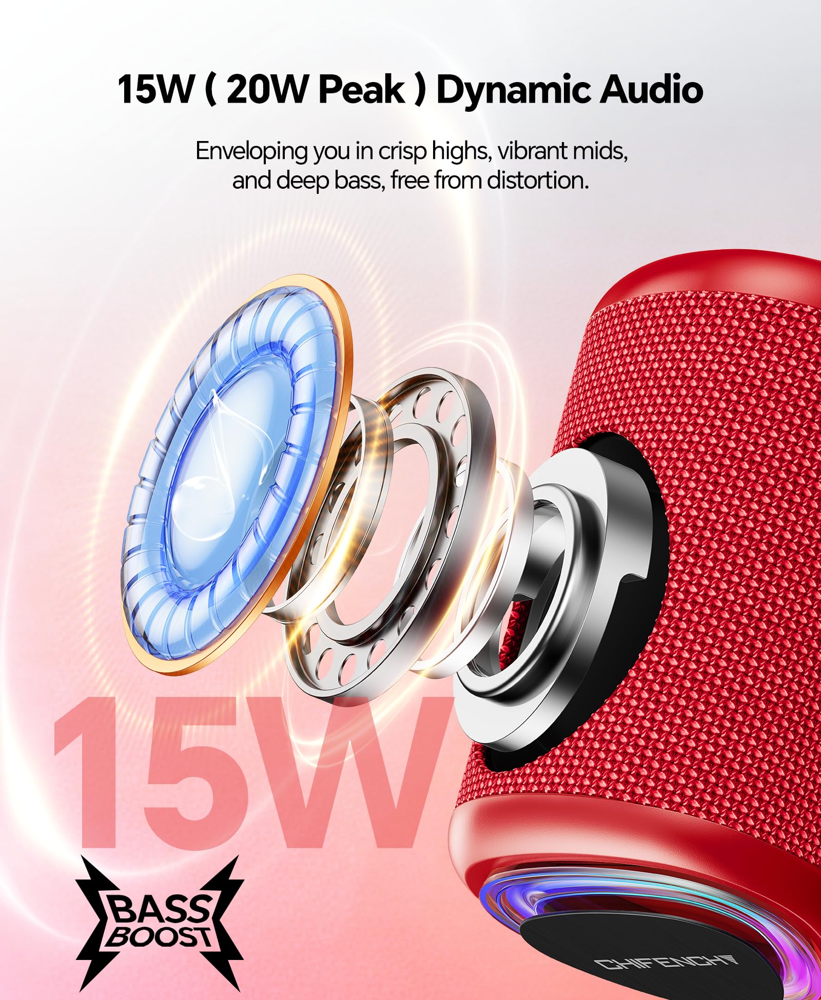 Portable Bluetooth Speaker Beach Essentials: IPX5 Waterproof for Outdoor