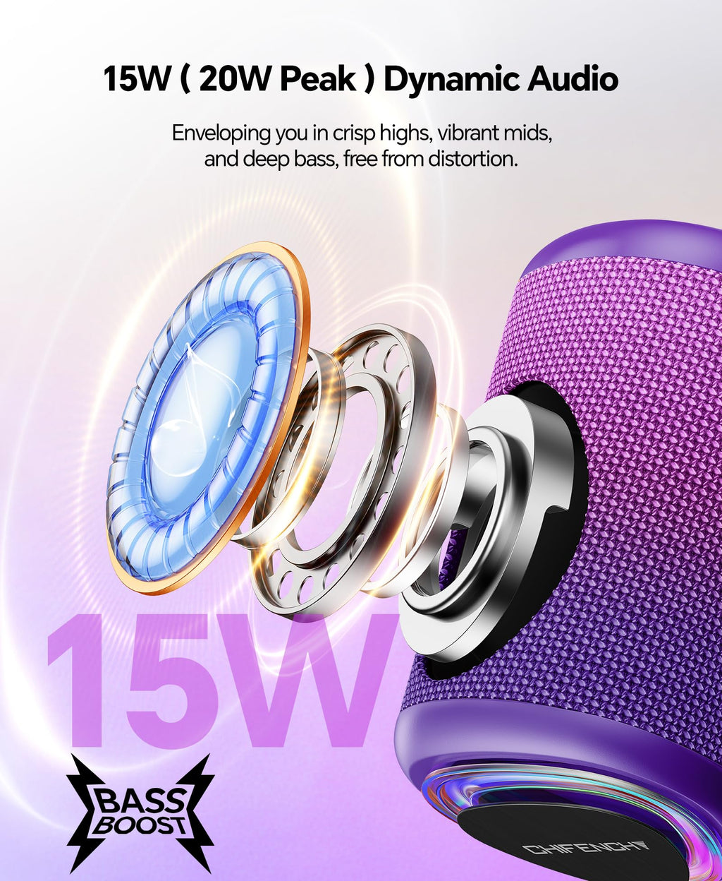 Portable Bluetooth Speaker Beach Essentials: IPX5 Waterproof for Outdoor