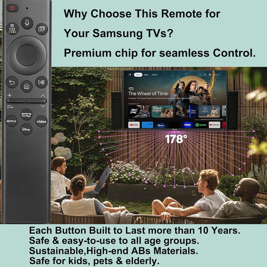 EONCHARM Universal Remote Control for All Samsung TV Compatible with All Samsung LCD LED HDTV 3D Smart TVs Models