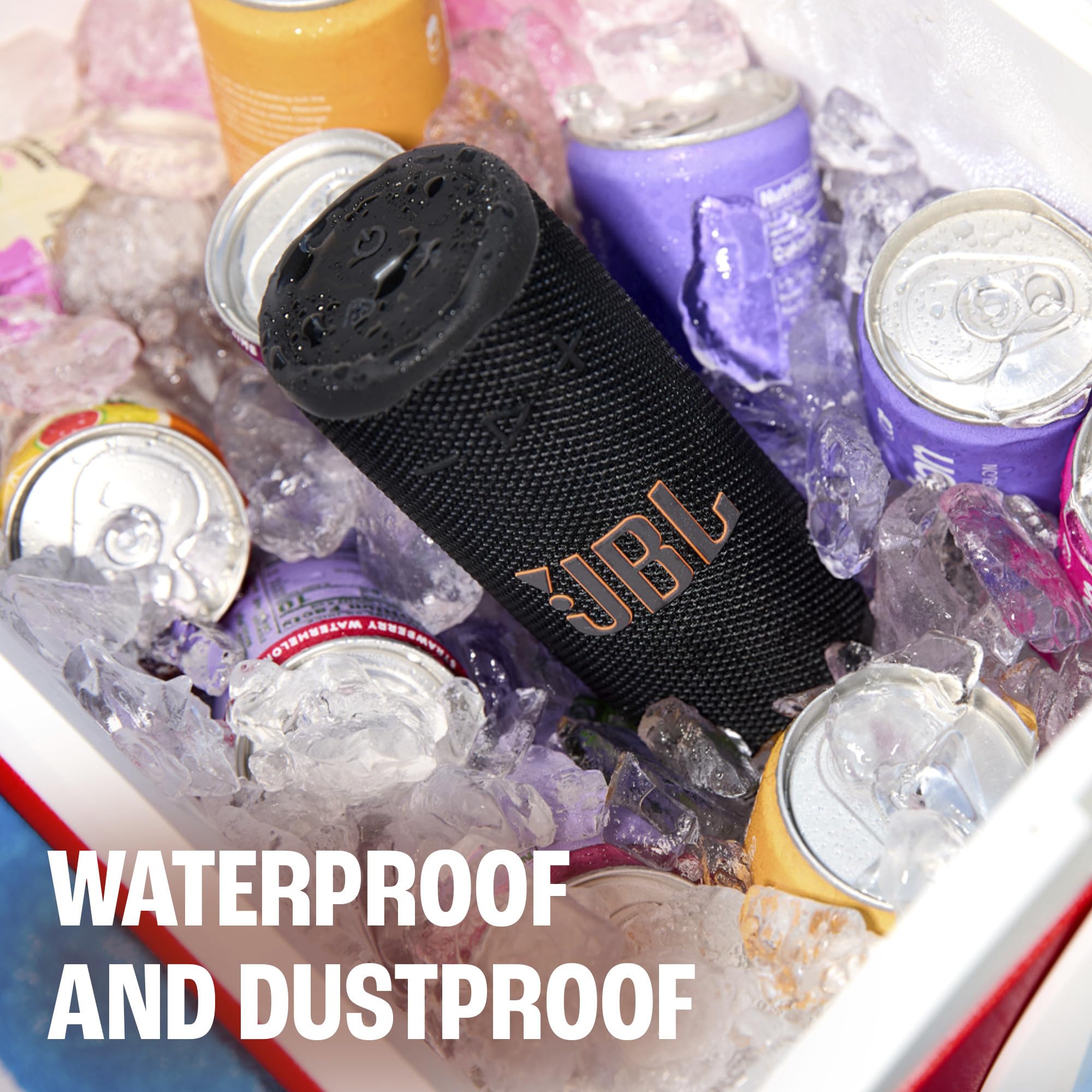 JBL Grip Portable Bluetooth Speaker, Waterproof, Ambient Light - Pink