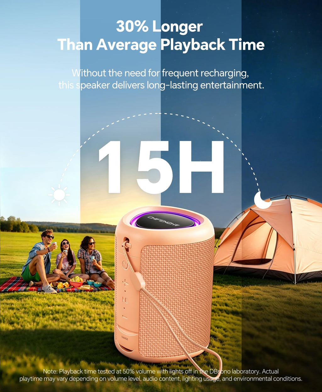 Portable Bluetooth Speaker Beach Essentials: IPX5 Waterproof for Outdoor