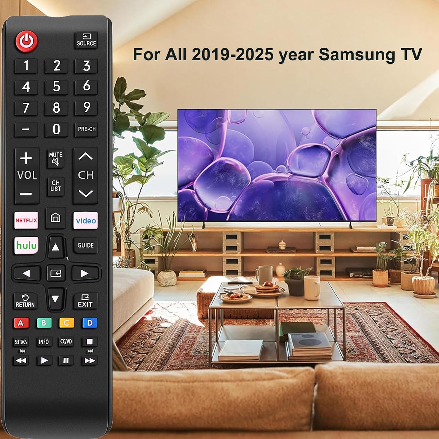 EONCHARM Universal Remote Control for All Samsung TV Compatible with All Samsung LCD LED HDTV 3D Smart TVs Models