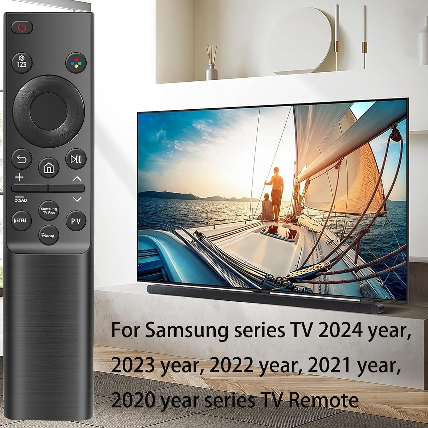 EONCHARM Universal Remote Control for All Samsung TV Compatible with All Samsung LCD LED HDTV 3D Smart TVs Models