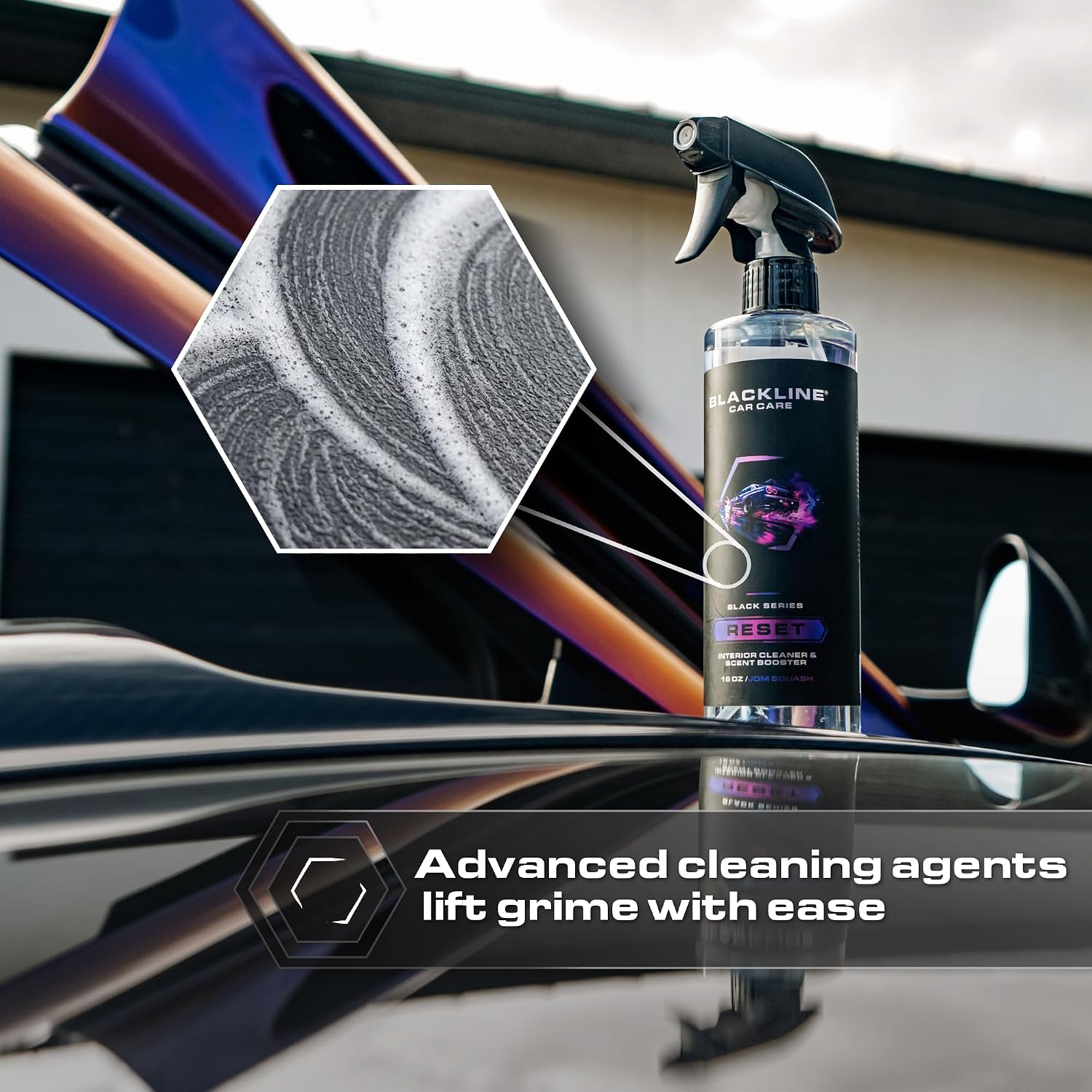 Blackline Reset Interior Car Cleaner & Deodorizer Spray - Wild Cherry