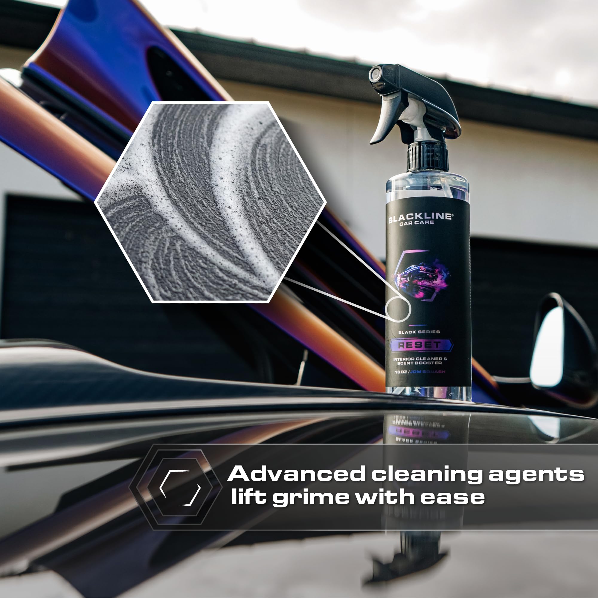 Blackline Reset Interior Car Cleaner & Deodorizer Spray - Wild Cherry