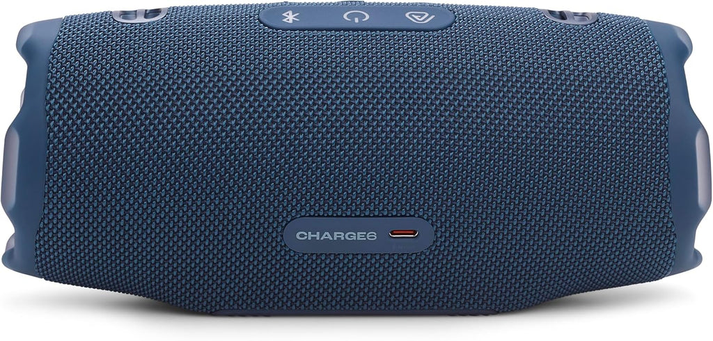 JBL Charge 6 Portable Bluetooth Speaker, Waterproof, Drop-Proof - Blue