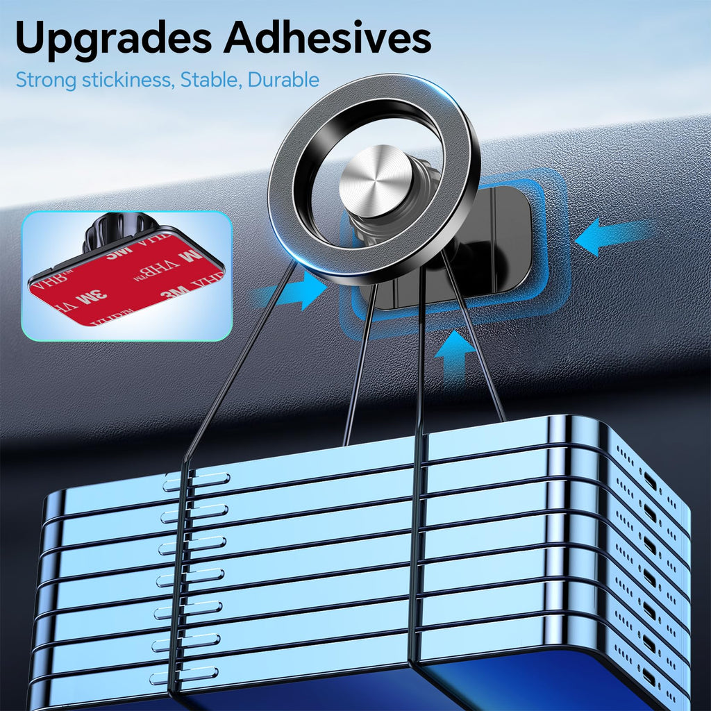 Kaistyle for Magsafe Car Mount【Strong Magnets】Magnetic Phone Holder for Car Phone Holder Mount Dash Mounted Holders Phone Holders for Your Car Accessories for Women Men for iPhone 17 Pro Max 16 15 14