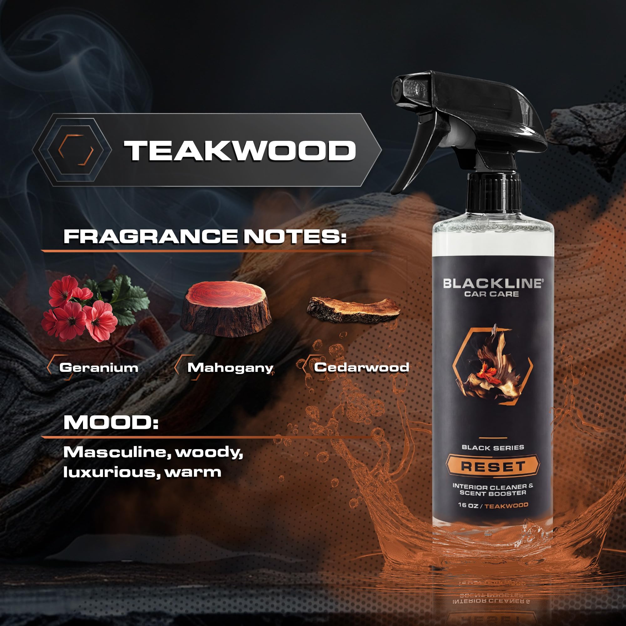 Blackline Reset Interior Car Cleaner & Deodorizer Spray - Wild Cherry