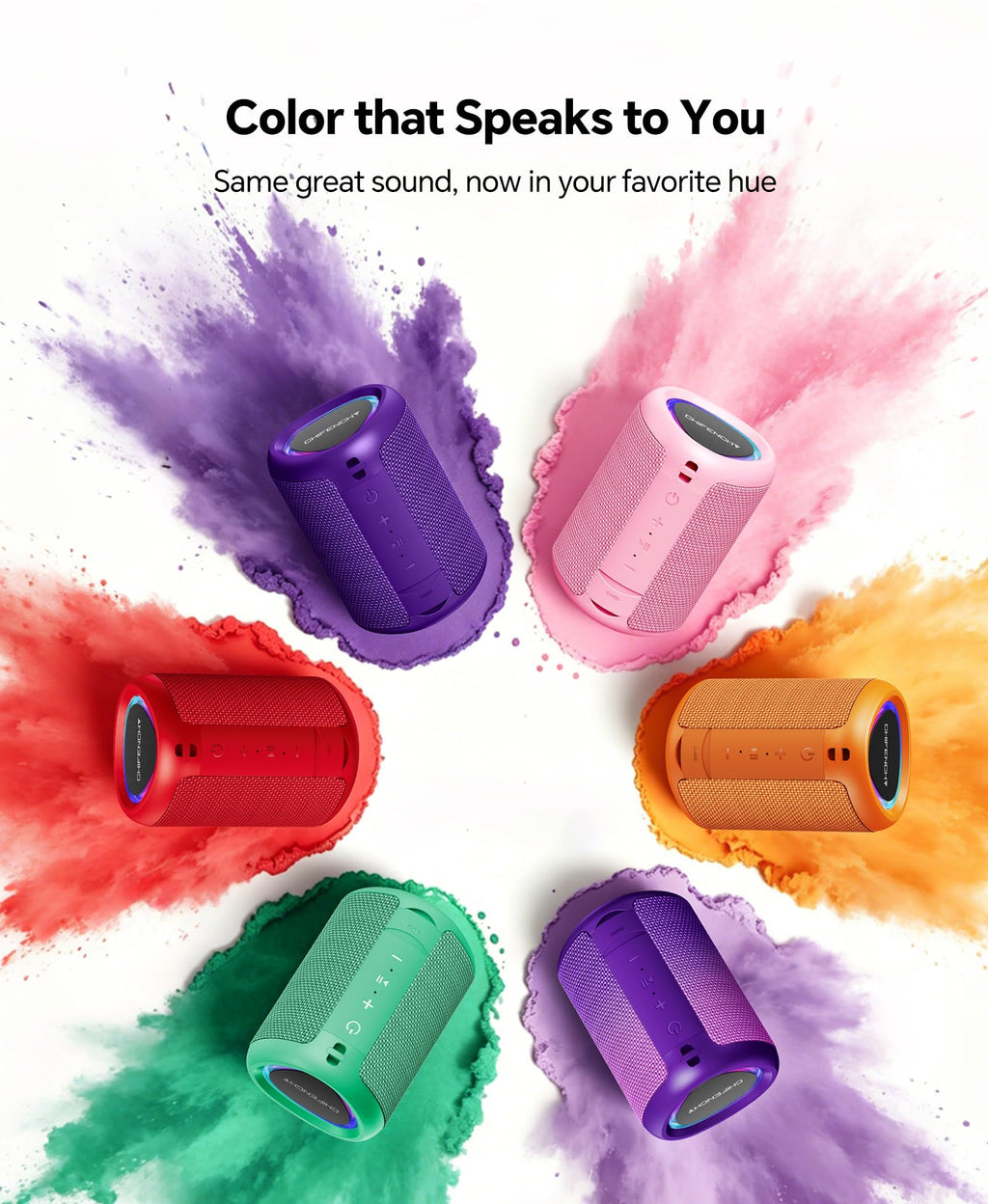 Portable Bluetooth Speaker Beach Essentials: IPX5 Waterproof for Outdoor