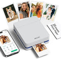 Nelko PP01 Photo Printer, 2x3 Portable Photo Printer, Mini Printer, Beige