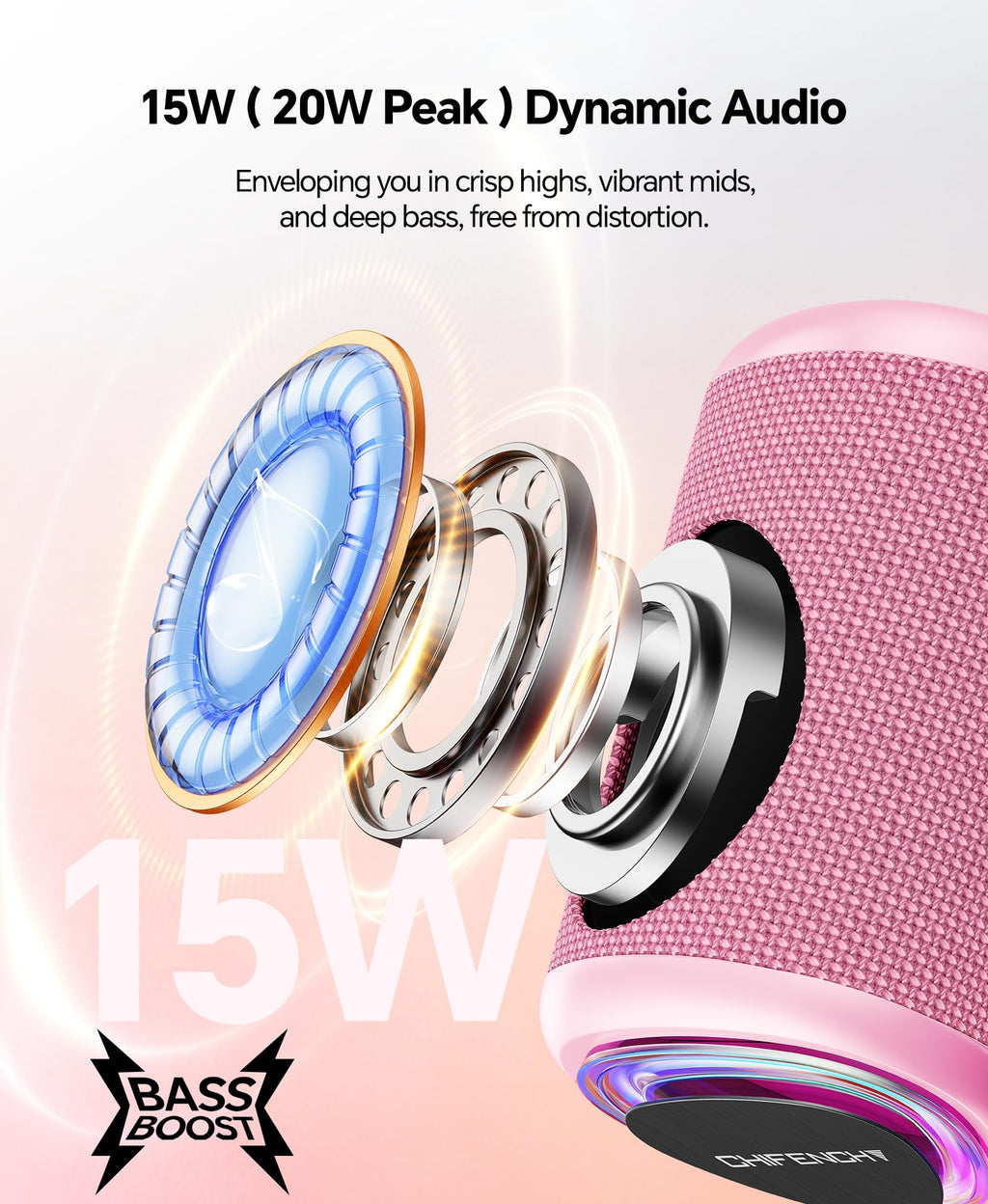 Portable Bluetooth Speaker Beach Essentials: IPX5 Waterproof for Outdoor