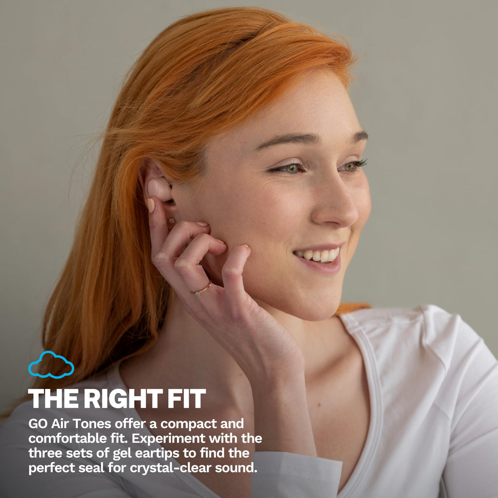 JLab Go Air Pop+ True Wireless Earbuds, in Ear Headphones, Bluetooth Earphones, 35H Playtime Ear Buds, Bluetooth Earbuds with Microphone, USB-C Charging Case, Dual Connect, EQ3 Sound, Black