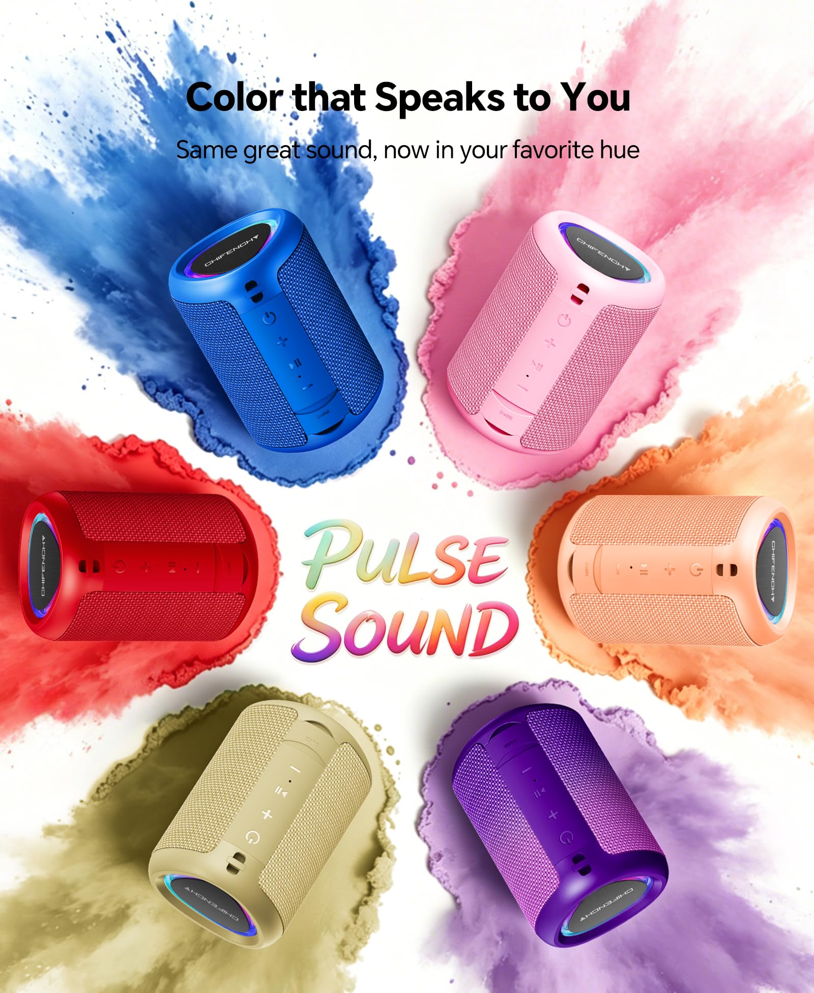 Portable Bluetooth Speaker Beach Essentials: IPX5 Waterproof for Outdoor