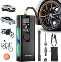 Airmoto Tire Inflator Portable Air Compressor for Cars, Bikes and Bicycles