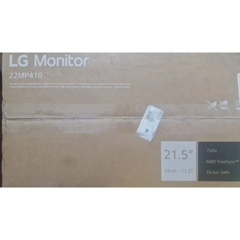 Monitor 21,45 LG Full Hd Hdmi Freesync - 22mp410-b Preto