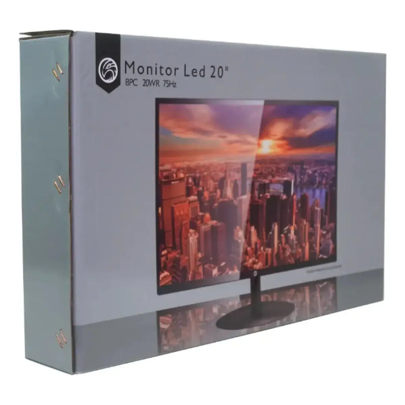 Monitor Led 20  Brazil Pc 20wr Preto 75hz Preto 127/220v